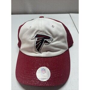 ATLANTA FALCONS GLITTER  SCRIPT 2005 00S BEACH GOLF HAT CAP VINTAGE EE5